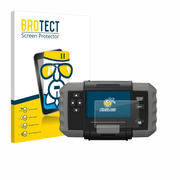 Parte frontal de un envase de producto con el logotipo de la marca BROTECT. Al lado se muestra el dispositivo Topdon BT 600 co