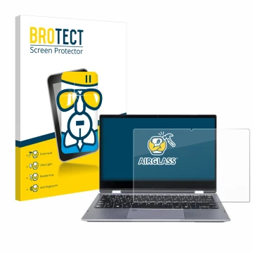 Parte frontal de un envase de producto con el logotipo de la marca BROTECT. Al lado se muestra el dispositivo Wortmann Terra M