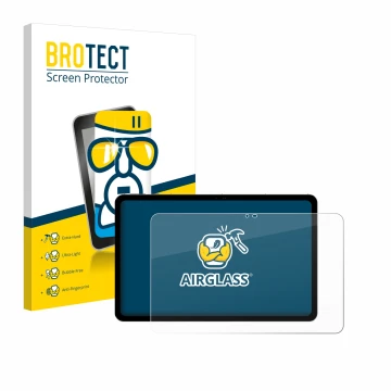 Parte frontal de un envase de producto con el logotipo de la marca BROTECT. Al lado se muestra el dispositivo Peaq PET 10980-F