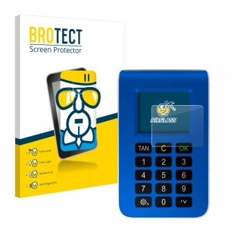 Parte frontal de un envase de producto con el logotipo de la marca BROTECT. Al lado se muestra el dispositivo REINER SCT tanJa