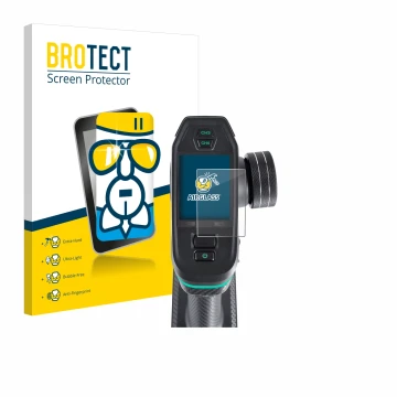 Parte frontal de un envase de producto con el logotipo de la marca BROTECT. Al lado se muestra el dispositivo DumboRC DDF-350 