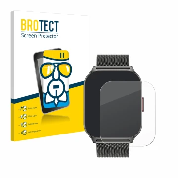 Parte frontal de un envase de producto con el logotipo de la marca BROTECT. Al lado se muestra el dispositivo Zoskvee P95 2
