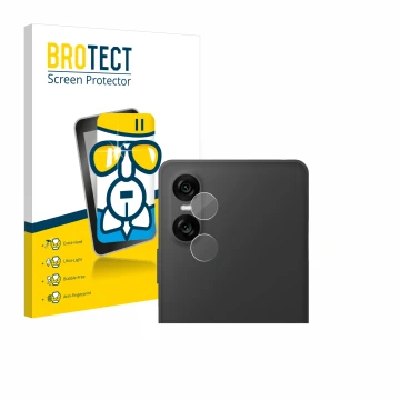 Parte frontal de un envase de producto con el logotipo de la marca BROTECT. Al lado se muestra el dispositivo Sony Xperia 10 V