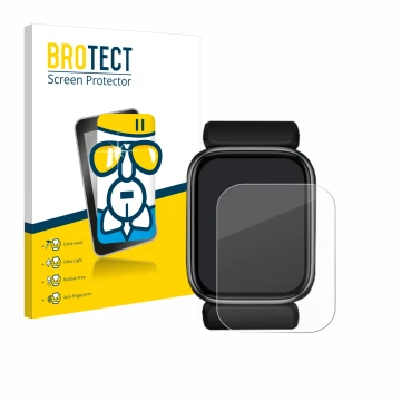 Parte frontal de un envase de producto con el logotipo de la marca BROTECT. Al lado se muestra el dispositivo YHE BP Doctor Fi