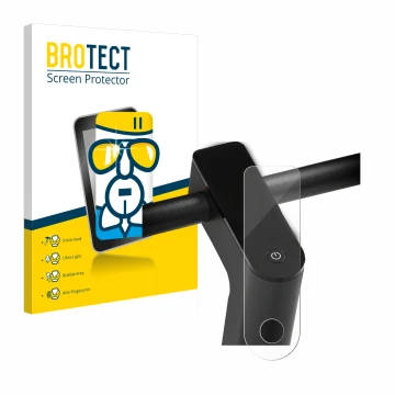 Parte frontal de un envase de producto con el logotipo de la marca BROTECT. Al lado se muestra el dispositivo Xiaomi Mi 4 Pro 