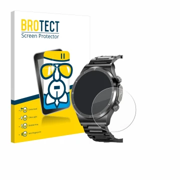 Parte frontal de un envase de producto con el logotipo de la marca BROTECT. Al lado se muestra el dispositivo Powerwill Smartw