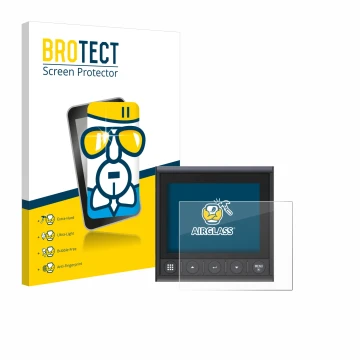 Parte frontal de un envase de producto con el logotipo de la marca BROTECT. Al lado se muestra el dispositivo B&G Triton 2 con