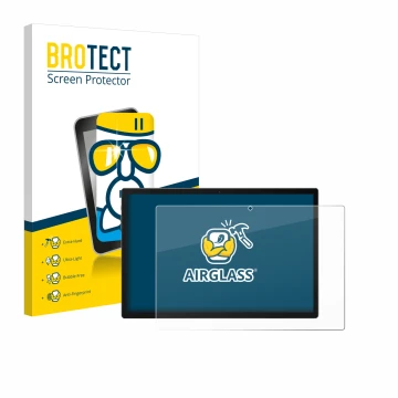 Parte frontal de un envase de producto con el logotipo de la marca BROTECT. Al lado se muestra el dispositivo Meswao MES-B2 14