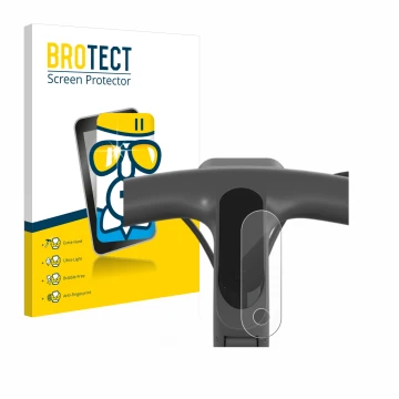 Parte frontal de un envase de producto con el logotipo de la marca BROTECT. Al lado se muestra el dispositivo Egret Ey 1 con s
