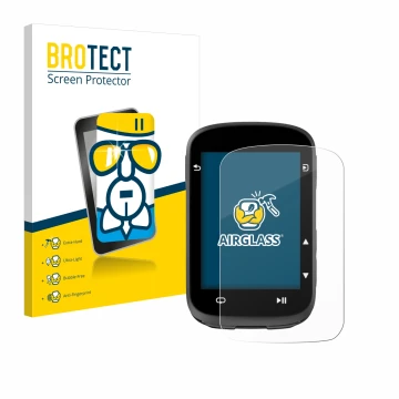 Parte frontal de un envase de producto con el logotipo de la marca BROTECT. Al lado se muestra el dispositivo CooSpo CS500 con