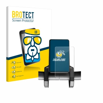 Parte frontal de un envase de producto con el logotipo de la marca BROTECT. Al lado se muestra el dispositivo Joyor S10-S V1 c