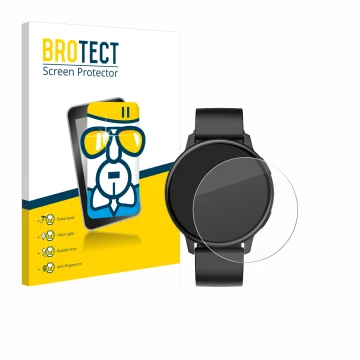 Parte frontal de un envase de producto con el logotipo de la marca BROTECT. Al lado se muestra el dispositivo SPC Smartee Duo 