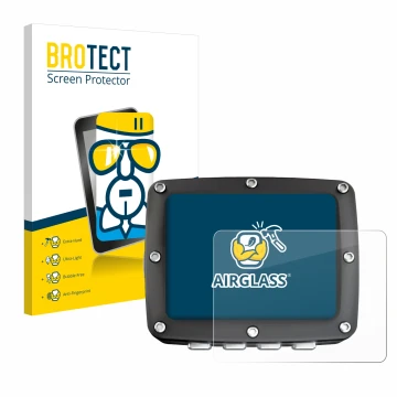 Parte frontal de un envase de producto con el logotipo de la marca BROTECT. Al lado se muestra el dispositivo Ratio iX3M 2 Pro