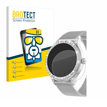 Parte frontal de un envase de producto con el logotipo de la marca BROTECT. Al lado se muestra el dispositivo Powerwill Smartw