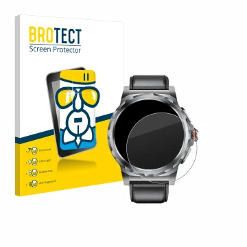 Parte frontal de un envase de producto con el logotipo de la marca BROTECT. Al lado se muestra el dispositivo LIGE SML6-R-E 1.