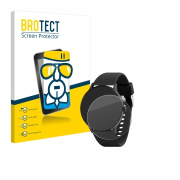 Parte frontal de un envase de producto con el logotipo de la marca BROTECT. Al lado se muestra el dispositivo Reflex Active Se