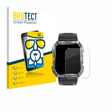 Parte frontal de un envase de producto con el logotipo de la marca BROTECT. Al lado se muestra el dispositivo Iowodo W60 2