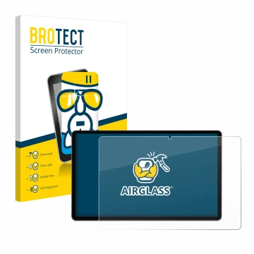 Parte frontal de un envase de producto con el logotipo de la marca BROTECT. Al lado se muestra el dispositivo Xgody Q17 11