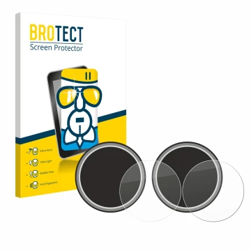 Parte frontal de un envase de producto con el logotipo de la marca BROTECT. Al lado se muestra el dispositivo Numark NS4FX (Jo