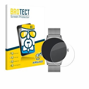 Parte frontal de un envase de producto con el logotipo de la marca BROTECT. Al lado se muestra el dispositivo Pireware Slim Sm