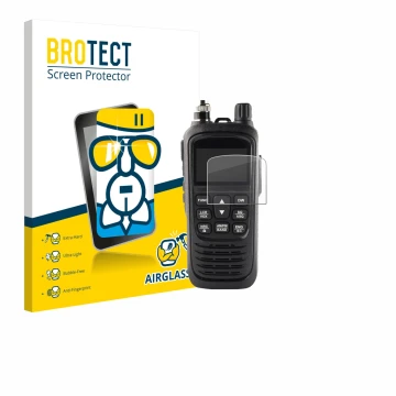 Parte frontal de un envase de producto con el logotipo de la marca BROTECT. Al lado se muestra el dispositivo Jopix CB-514 Plu