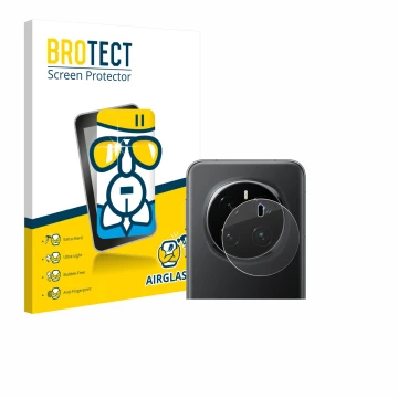 Parte frontal de un envase de producto con el logotipo de la marca BROTECT. Al lado se muestra el dispositivo Honor Magic 7 Pr