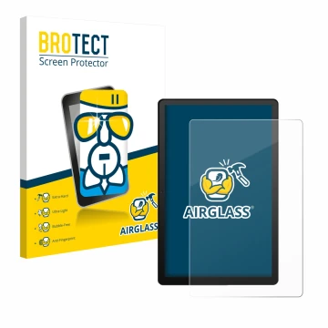 Parte frontal de un envase de producto con el logotipo de la marca BROTECT. Al lado se muestra el dispositivo Whitedeer G13 co