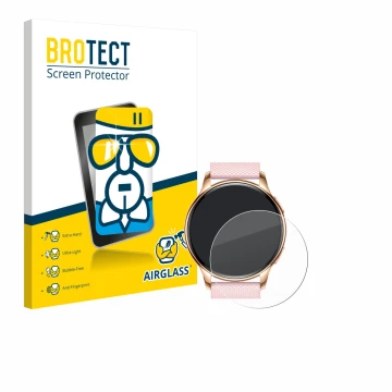 Parte frontal de un envase de producto con el logotipo de la marca BROTECT. Al lado se muestra el dispositivo Maoo VT.11 con s
