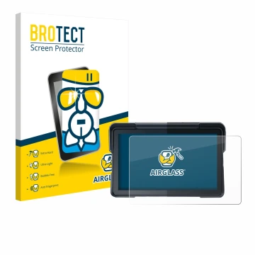 Parte frontal de un envase de producto con el logotipo de la marca BROTECT. Al lado se muestra el dispositivo Lamtto RC19 7
