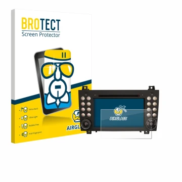 Parte frontal de un envase de producto con el logotipo de la marca BROTECT. Al lado se muestra el dispositivo Erisin ES8940S 7