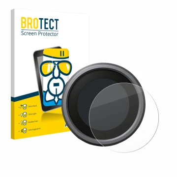 Parte frontal de un envase de producto con el logotipo de la marca BROTECT. Al lado se muestra el dispositivo Honda CL500 con 