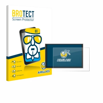 Parte frontal de un envase de producto con el logotipo de la marca BROTECT. Al lado se muestra el dispositivo Renault Master 2