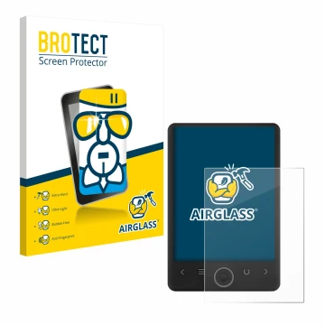 Parte frontal de un envase de producto con el logotipo de la marca BROTECT. Al lado se muestra el dispositivo SPC Light 2 con 