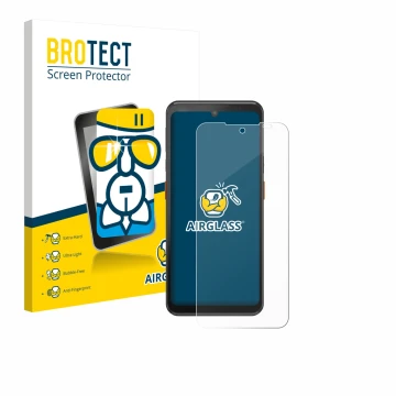 Parte frontal de un envase de producto con el logotipo de la marca BROTECT. Al lado se muestra el dispositivo Summi L3 con su 