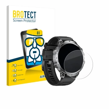 Parte frontal de un envase de producto con el logotipo de la marca BROTECT. Al lado se muestra el dispositivo LIGE EF13 1.85