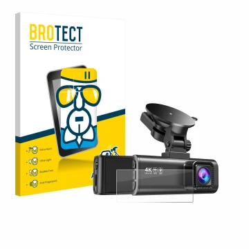 Parte frontal de un envase de producto con el logotipo de la marca BROTECT. Al lado se muestra el dispositivo Redtiger F7NP co