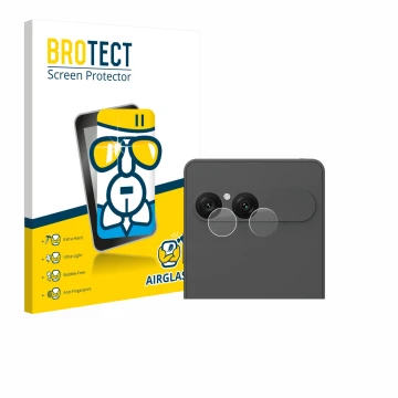 Parte frontal de un envase de producto con el logotipo de la marca BROTECT. Al lado se muestra el dispositivo Sony Xperia 10 V