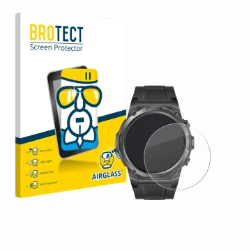 Parte frontal de un envase de producto con el logotipo de la marca BROTECT. Al lado se muestra el dispositivo Gard Pro Ultra 3