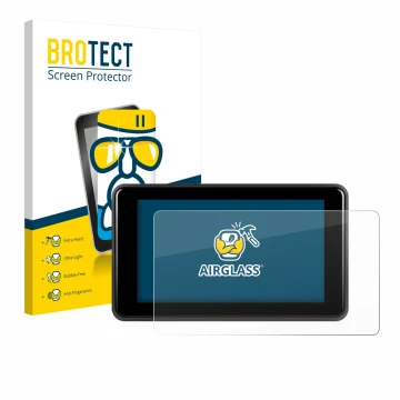 Parte frontal de un envase de producto con el logotipo de la marca BROTECT. Al lado se muestra el dispositivo Vechtel Motorrad