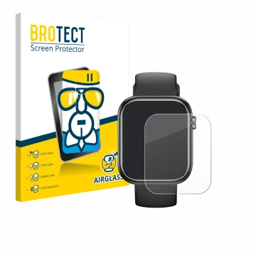 Parte frontal de un envase de producto con el logotipo de la marca BROTECT. Al lado se muestra el dispositivo RLQA G104 1.83