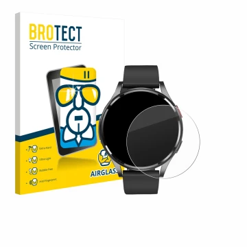 Parte frontal de un envase de producto con el logotipo de la marca BROTECT. Al lado se muestra el dispositivo Lgnitek GE30-H 1