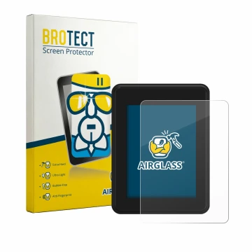 Parte frontal de un envase de producto con el logotipo de la marca BROTECT. Al lado se muestra el dispositivo Neodrives simply