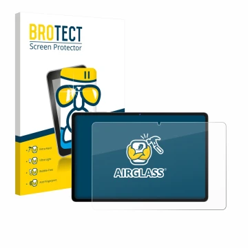 Parte frontal de un envase de producto con el logotipo de la marca BROTECT. Al lado se muestra el dispositivo SVITOO P11-T 11