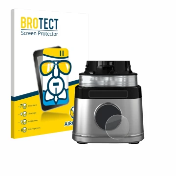Parte frontal de un envase de producto con el logotipo de la marca BROTECT. Al lado se muestra el dispositivo Ninja Detect Pow