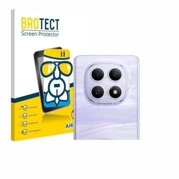 Parte frontal de un envase de producto con el logotipo de la marca BROTECT. Al lado se muestra el dispositivo Xiaomi Redmi Not