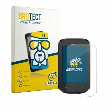Parte frontal de un envase de producto con el logotipo de la marca BROTECT. Al lado se muestra el dispositivo igpsport BSC100M