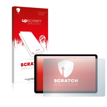 Parte frontal de un envase de producto con el logotipo de la marca upscreen. Al lado se muestra el dispositivo Xiaomi Redmi Pa