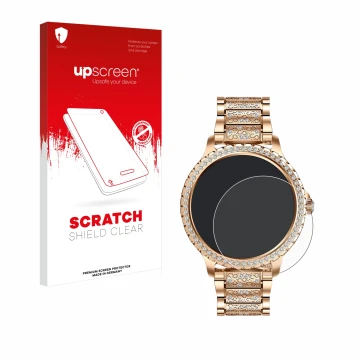 Parte frontal de un envase de producto con el logotipo de la marca upscreen. Al lado se muestra el dispositivo LIGE BW1845A-CC