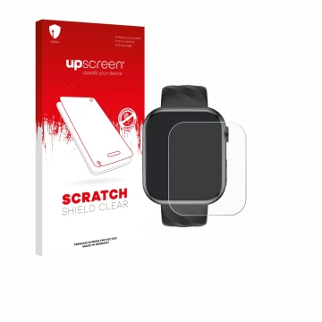 Parte frontal de un envase de producto con el logotipo de la marca upscreen. Al lado se muestra el dispositivo Lgnitek MT500 1