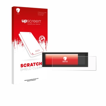 Parte frontal de un envase de producto con el logotipo de la marca upscreen. Al lado se muestra el dispositivo EcoFlow DELTA 3